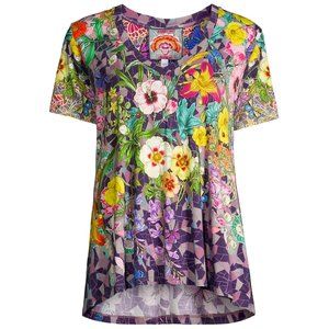 Johnny Was - Cisco Favorite V-Neck Swing Tee - Size S